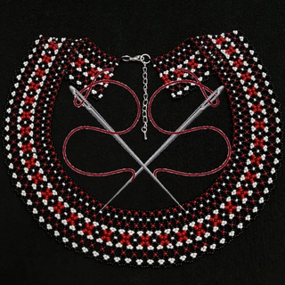 Гердан, силянка. Украшения из бисера.