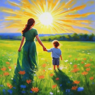 За руку с малышом