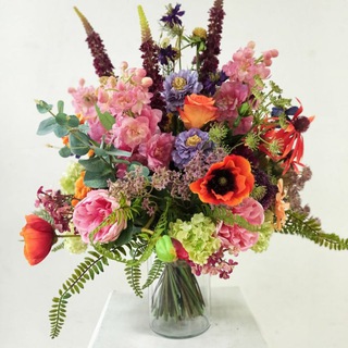 Композиции из искусственных цветов и растений премиум класса 🌸
