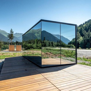 Baus • зеркальные дома • модульные отели • модульные дома