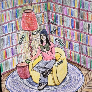 Book hungover girl ️️️📝