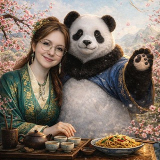 Чай, лапша и панда