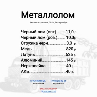 Дары металлоприемки Екб