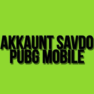 Akkaunt Savdo Pubgm