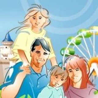 Семья в городе Сергиев Посад