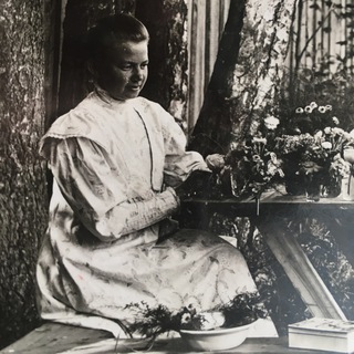 Цветы в стиле ретро