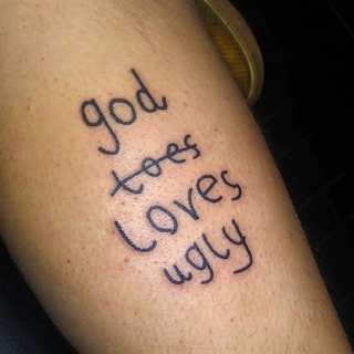 god loves ugly 🧘‍♀️