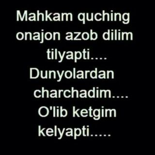 Dunyoda yagona bo‘l