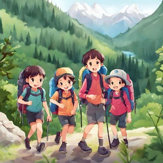 Cyprus hiking children