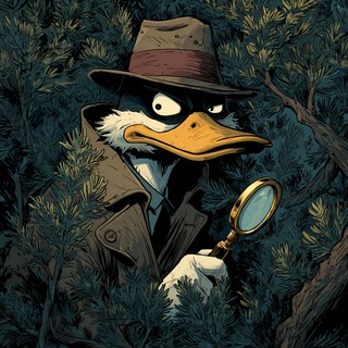 Утка в можжевельнике