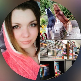 📚 Книжный мир с хаски 🐾