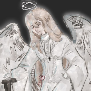 Клякса рисует