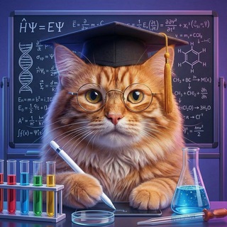 Кот учёный