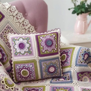 ВЯЗАНИЕ ДЛЯ ДОМА, КОВЕР КРЮЧКОМ, СХЕМА ВЯЗАНИЯ