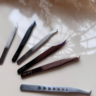 пинцеты для ресниц LASHCLUB