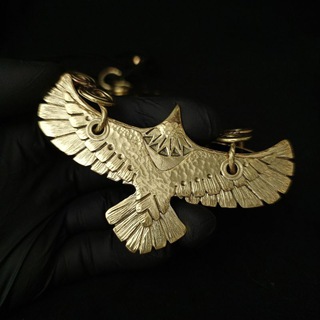 Медная птица "Чиктэмэ Куаи" Защитные украшения из живых материалов