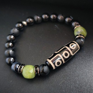 Магические украшения с тибетскими бусинами Дзи • Парные браслеты • Подарок мужчине