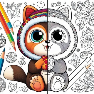 Любимые раскраски и задания