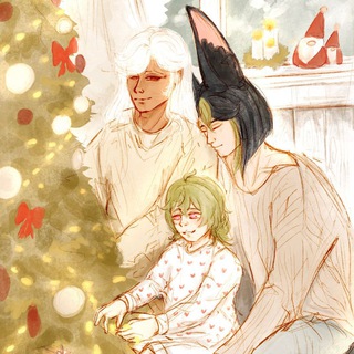 Лисята-геншинята 💚💜🦊✨