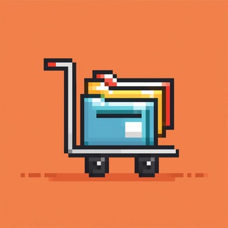 Телега с папками