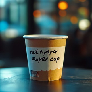 (не)бумажный стаканчик