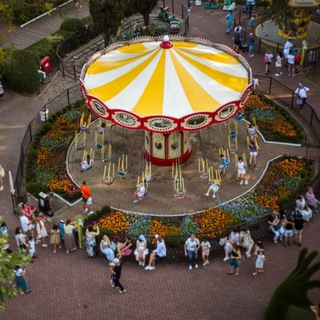 Аттракционы парка "Ривьера" г. Сочи