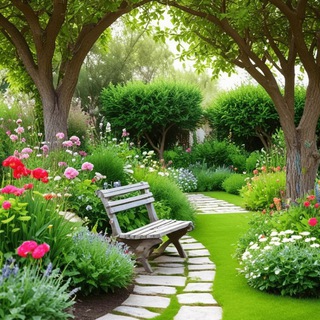 Живописный сад | Ландшафт