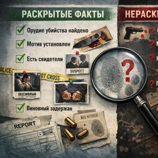 РНФД\ раскрытые и нераскрытые факты дел
