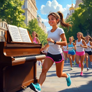 Бегающее пианино