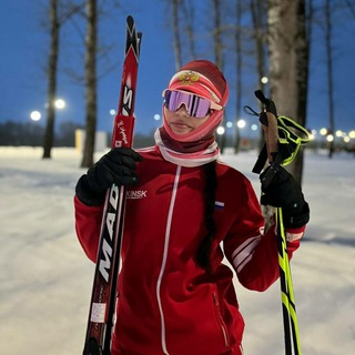 Лыжи с Дашкой⛷️❤