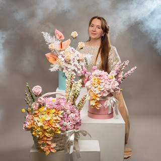 Первый Зефирный №1. Иркутск. Цветы из зефира