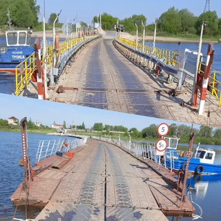 Наплавные мосты Спасского района