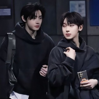 snowflakes on his cheeks