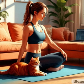 Спортзал, код и кот ^.^