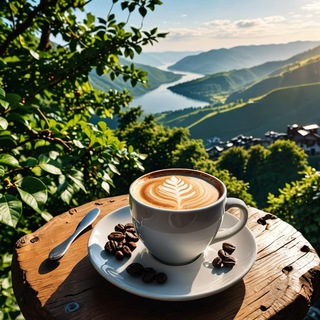 Кофе с видом на мир