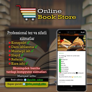📚Kitoblar Olami📚 zakaz referatlar
